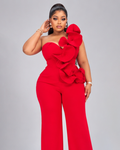 Ensemble Flowers Red Charme