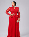 Deluxe Ensemble Jupe Rouge La Grande Dame Privée