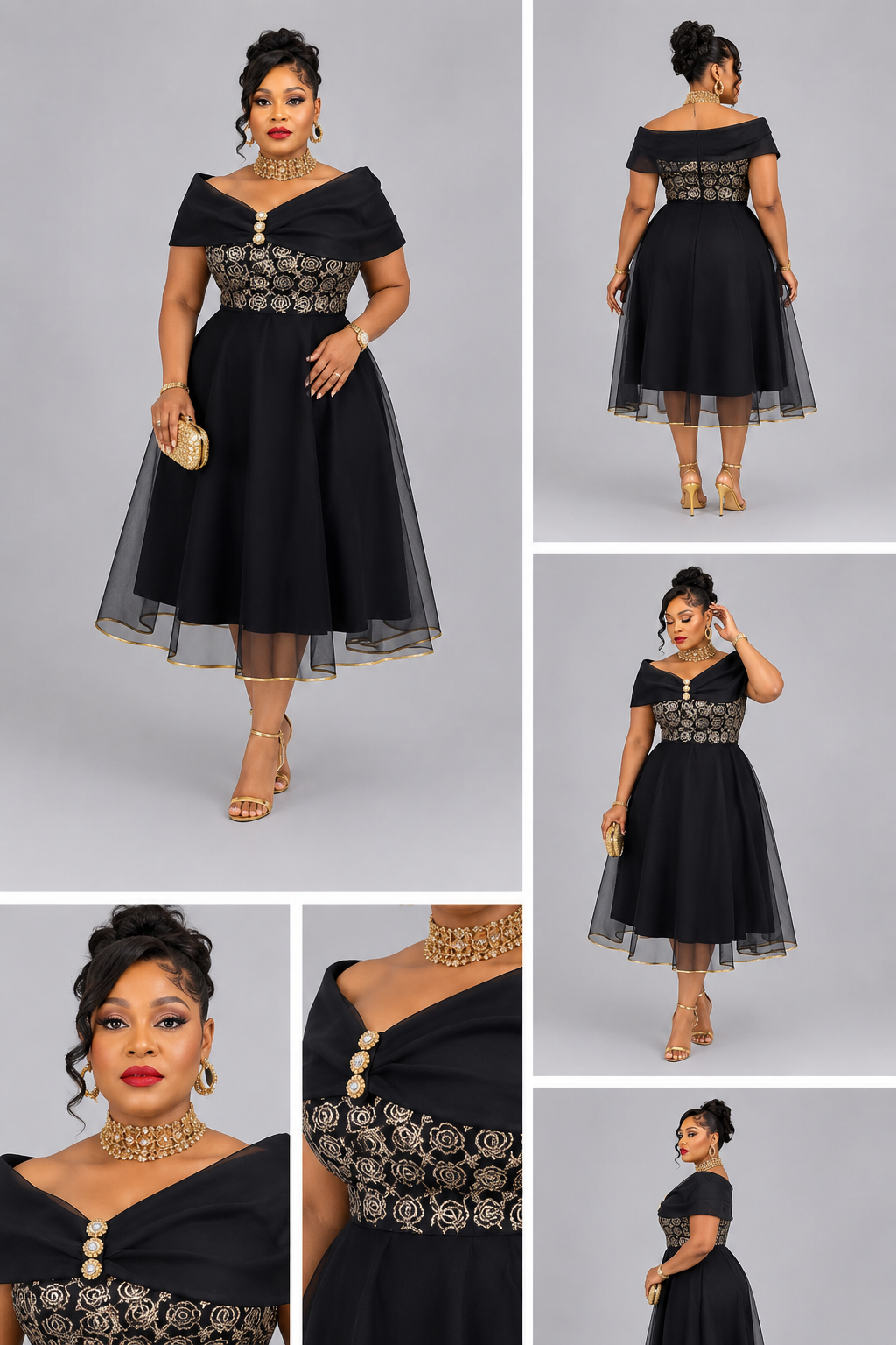 Robe César Beige Strass Buste