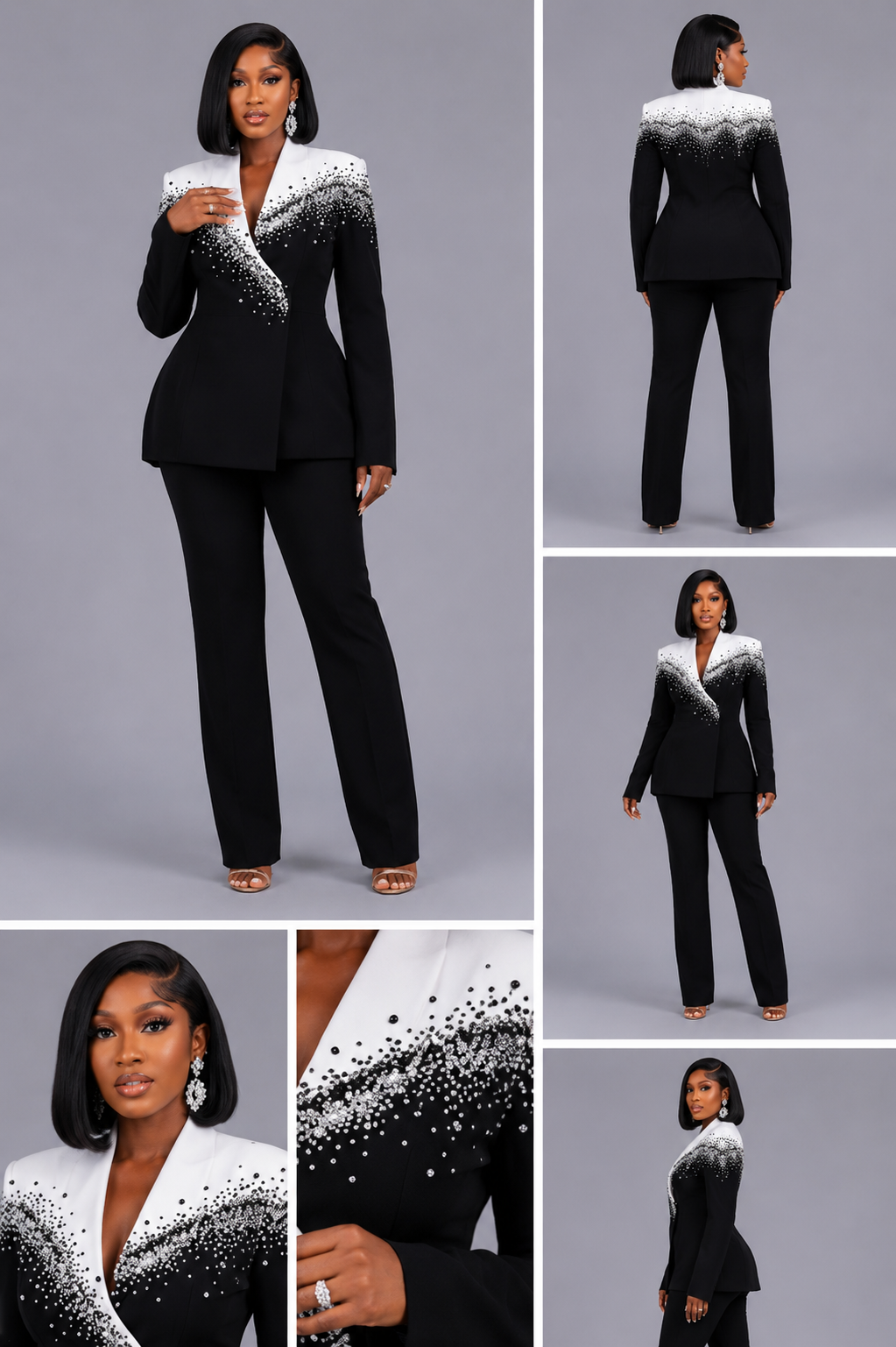 Tailleur Duo White and Black