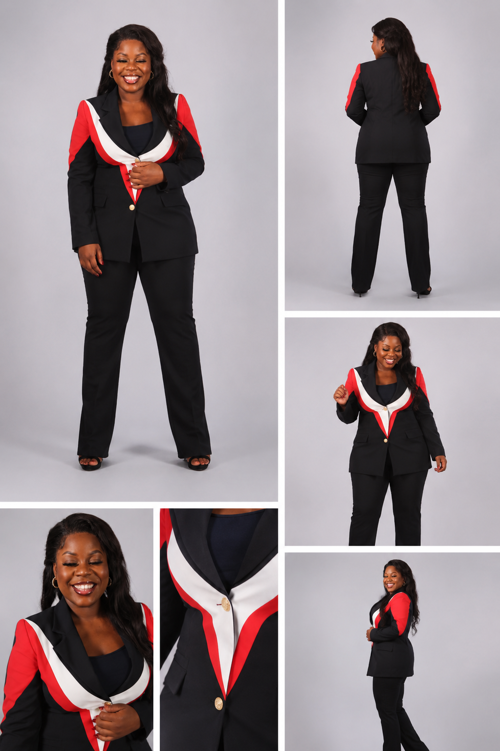 Tailleur Avion Bleu Blanc Rouge