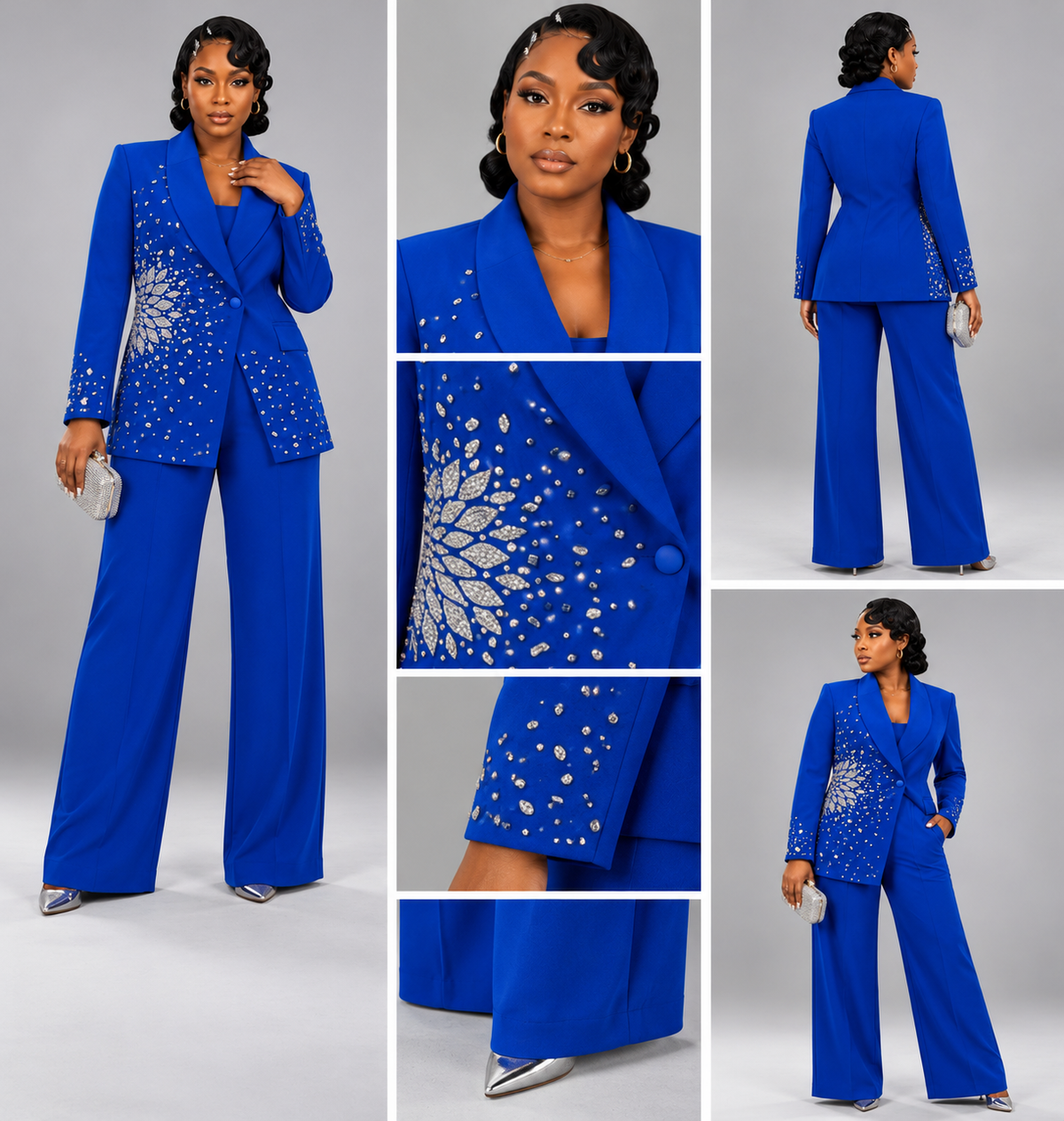 Diamond Blanc Tailleur One Button