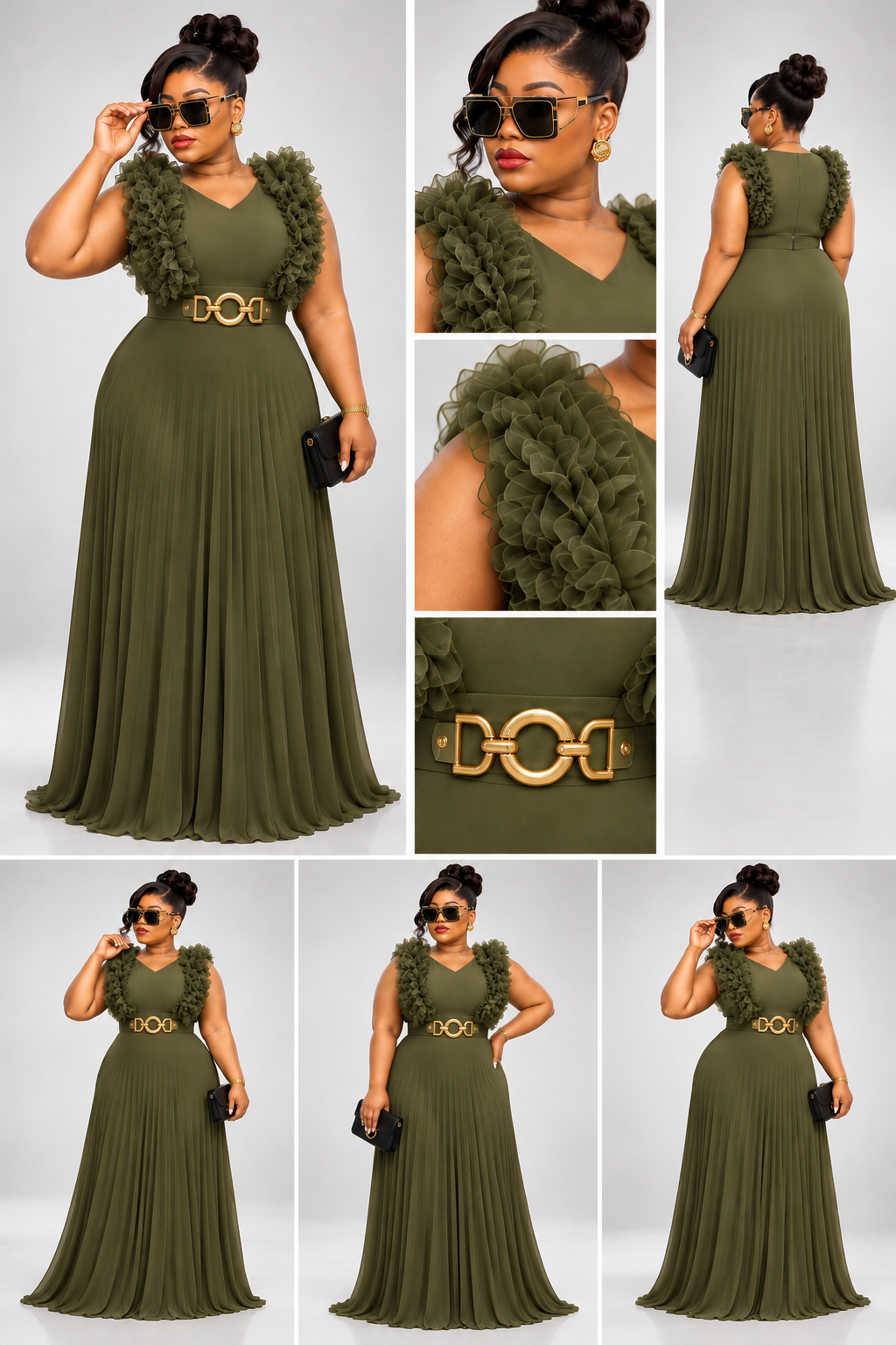 (Destockage) Robe Fleuri Ceinture