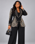 Tailleur Black Shine Perle
