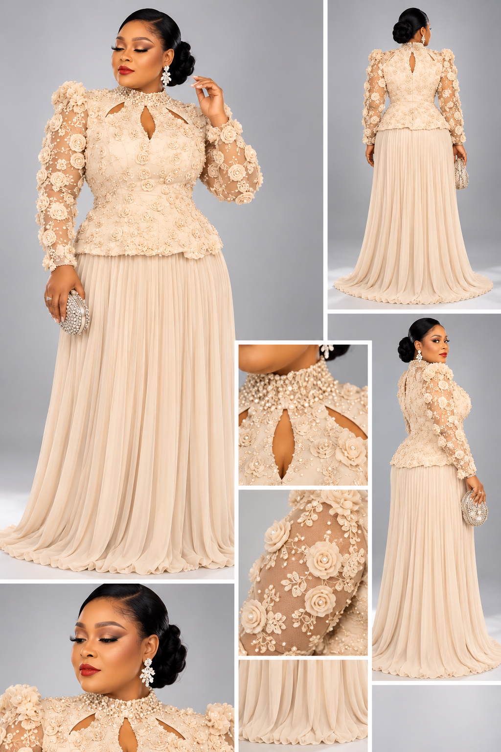 Ensemble Jupe Beige Creme Private