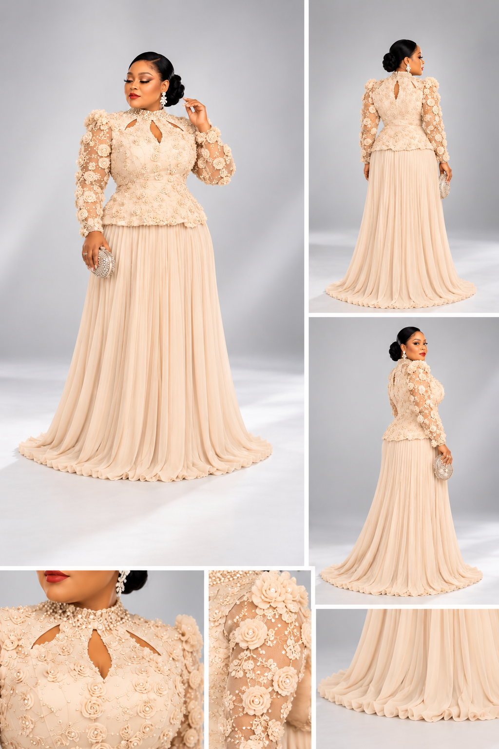 Ensemble Jupe Beige Creme Private