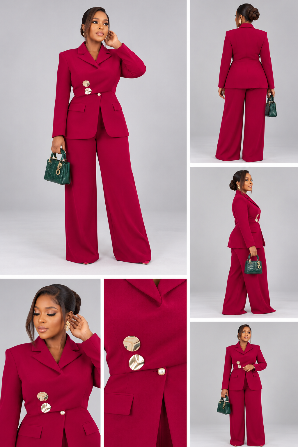 Taille Signature Lady Boss Rouge