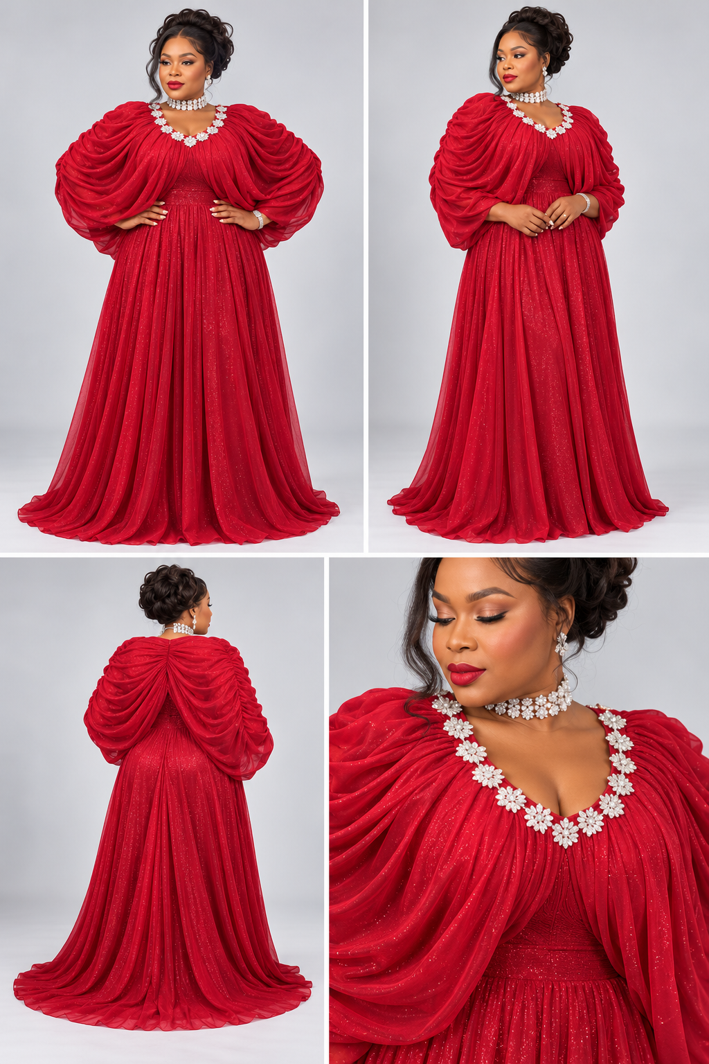 Robe MyQueen Rouge Diamant