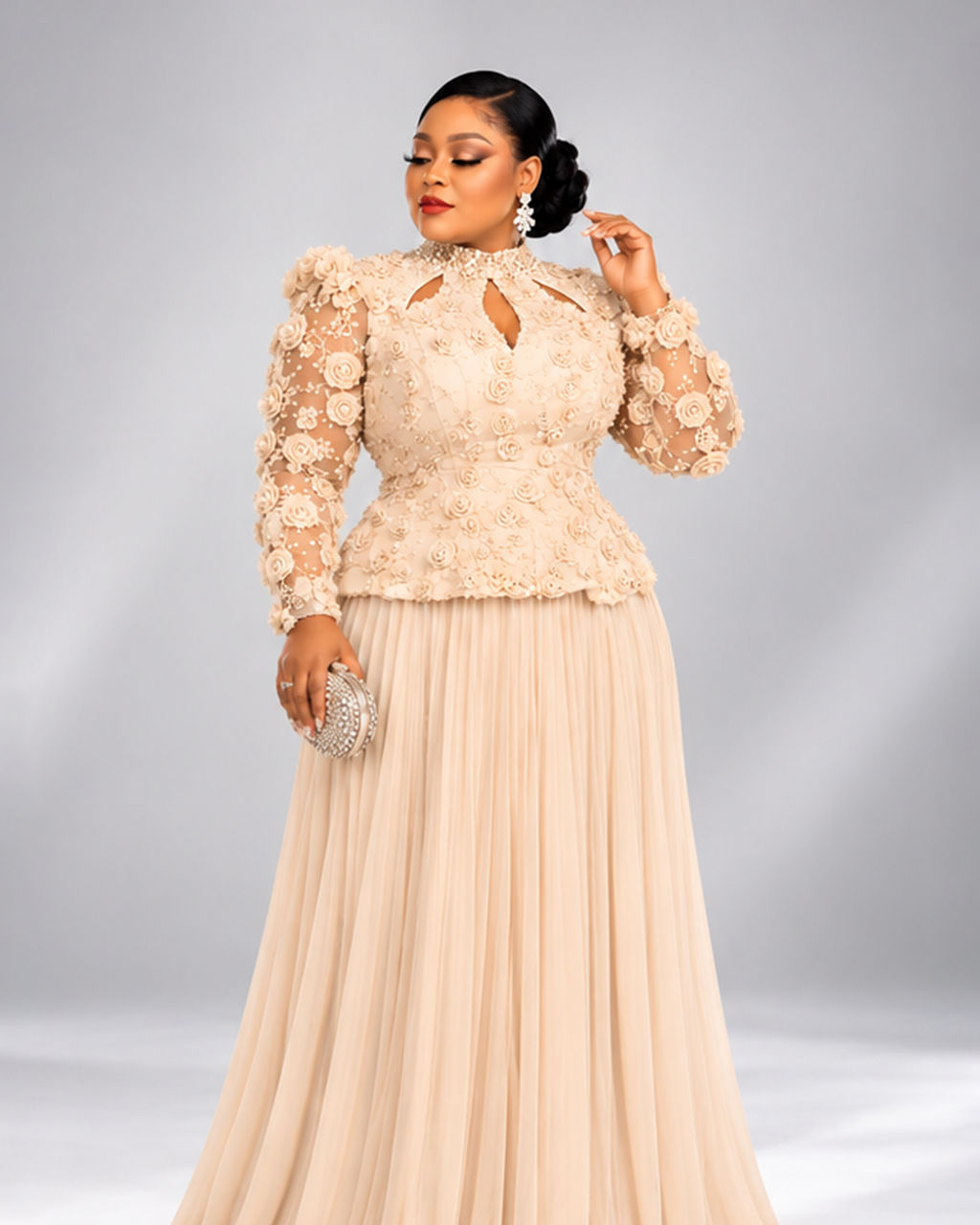 Ensemble Jupe Beige Creme Private