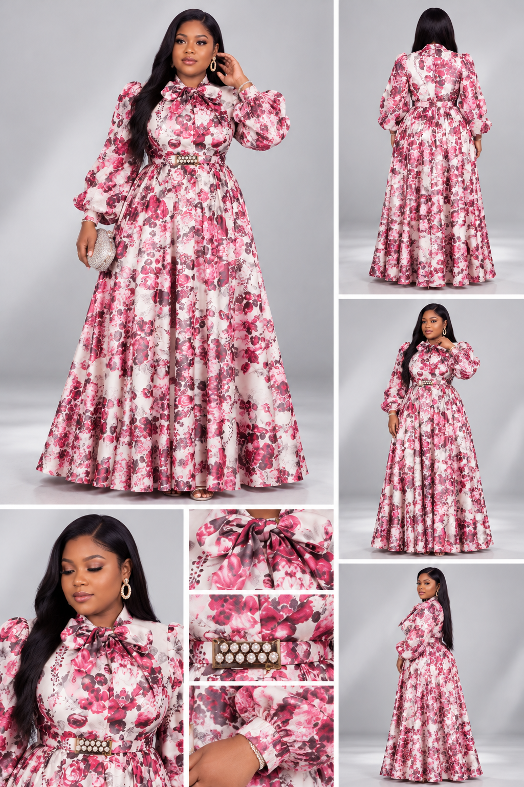 Robe Color Floral