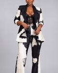 Tailleur Reine Sion Blanc Noir